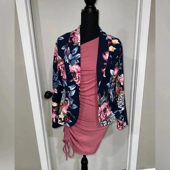 2/$10 CBRAND A Little Less Talking Dress - Rose - Picture 3 of 3